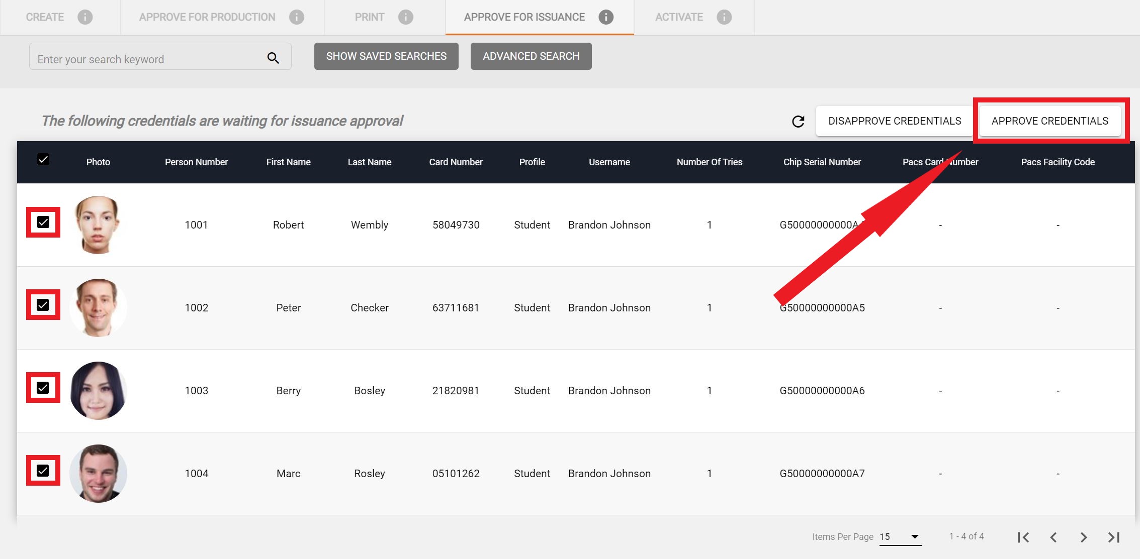 CardExchange® Community Approve for Issuance